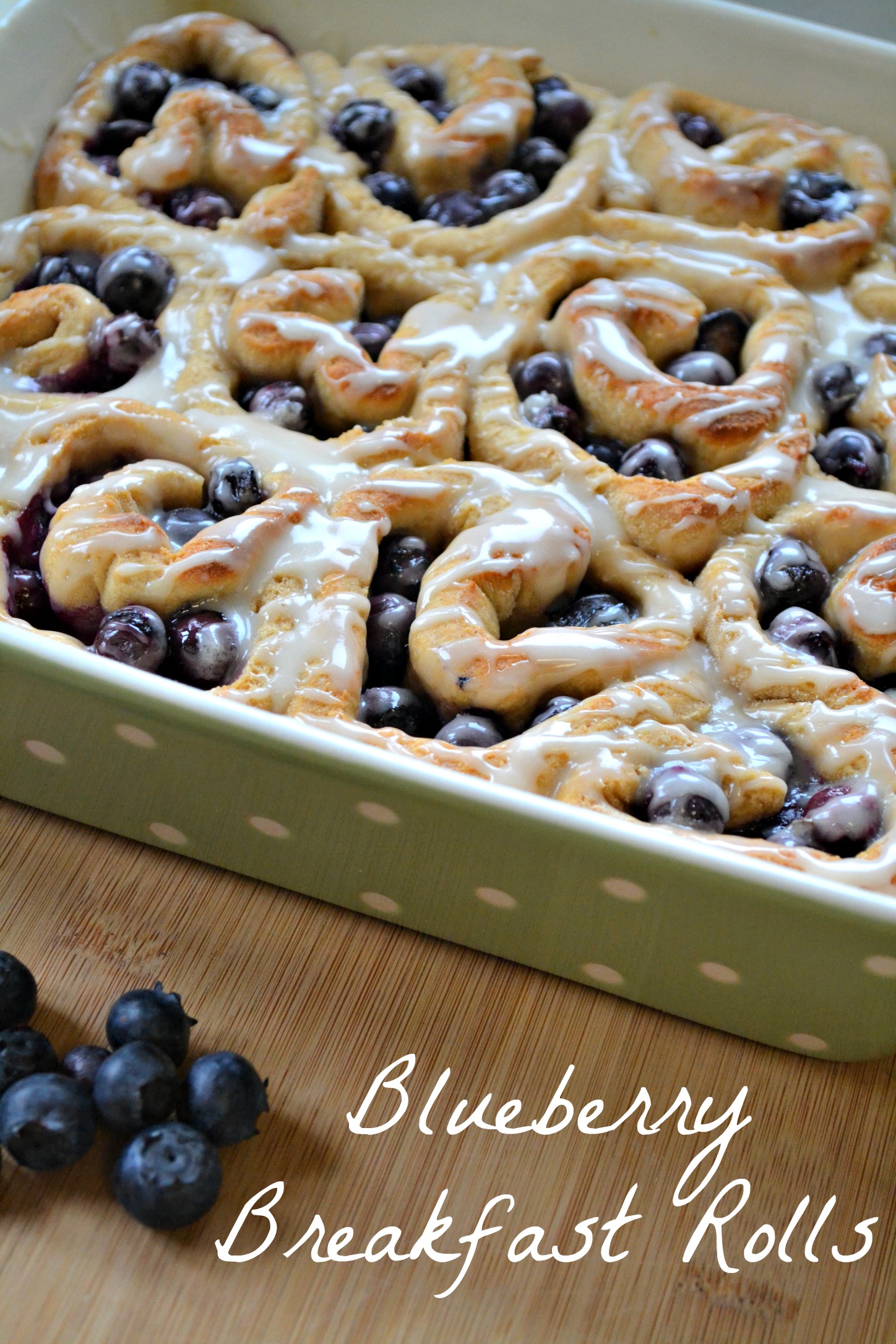 Blueberry Sweet Rolls The Domestic Geek Blog