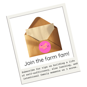 oin the farm family newsletter for monthly homesteading tips, budget-friendly recipes, and homeschooling insights from a 3-acre family farm in Wisconsin.