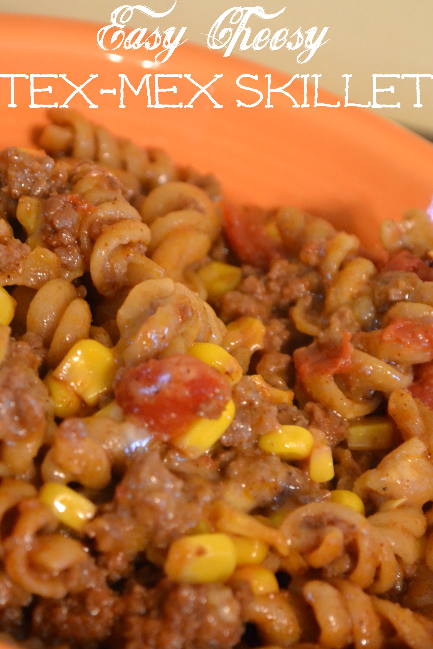 Easy Cheesy Tex-Mex Skillet - The Domestic Geek Blog